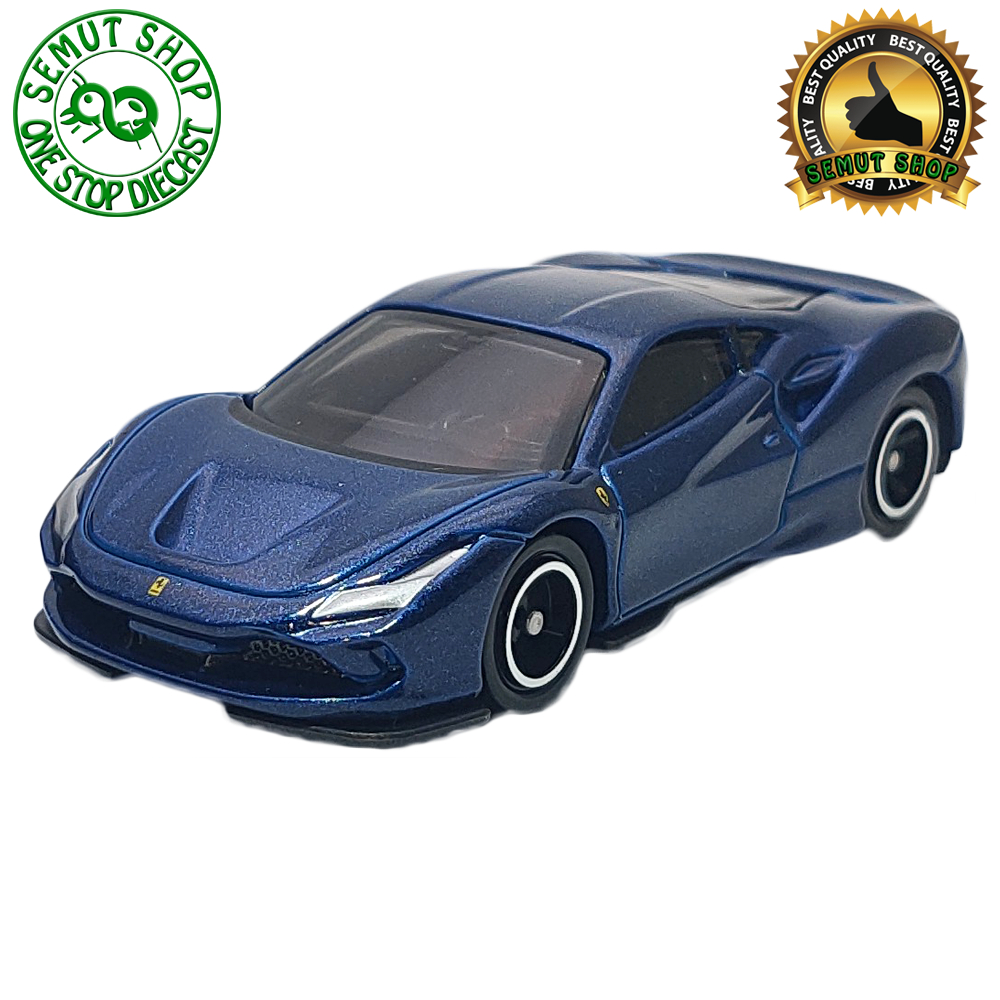 Tomica Reguler No 59 Ferrari F8 Tributo Blue Miniatur Mobil Ferrari