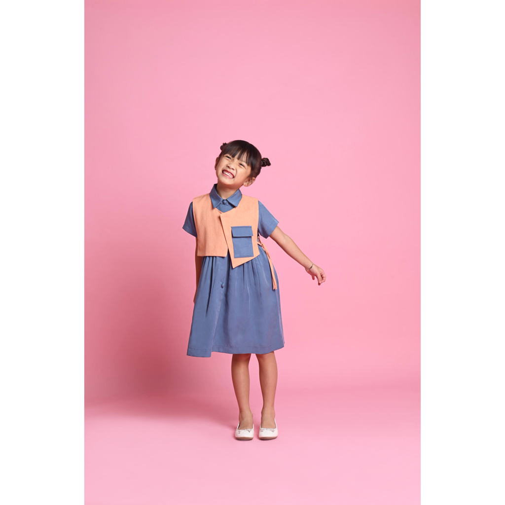 Amber Kids - Cloudy Dress - Dress Anak Perempuan