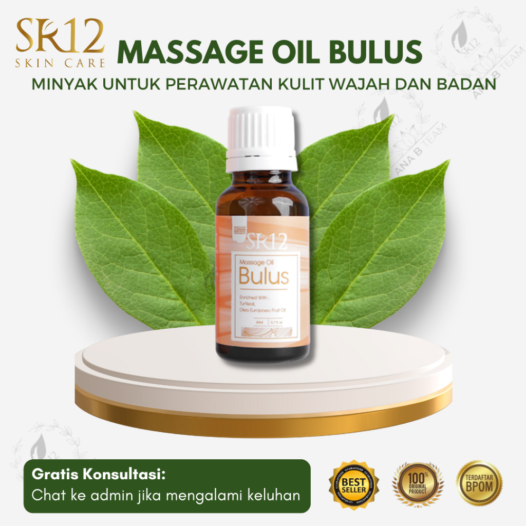 MASSAGE OIL BULUS SR12 - Minyak Bulus Untuk Perawatan Wajah Dan Tubuh Minyak Pijat / Pembesar Pengen