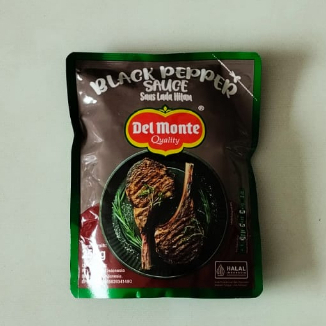 

Del Monte Saus Black Pepper Kemasan Pouch 250 gram
