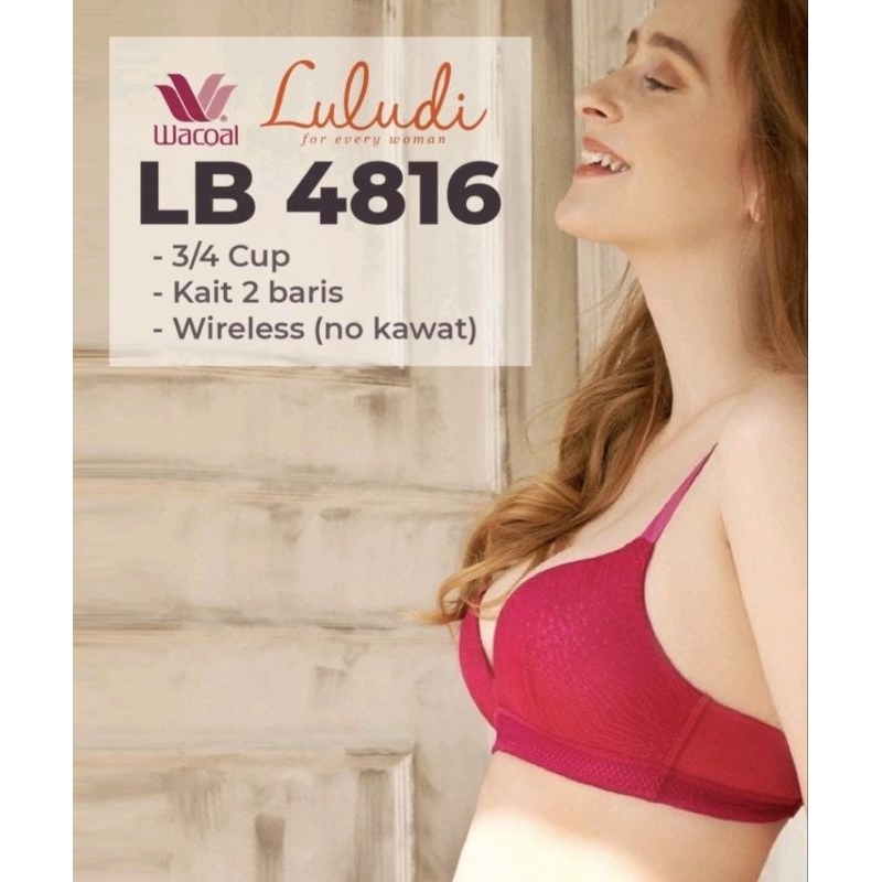 bra original Luludi Feel Free Wireless 3/4 Cup Bra LB 4816