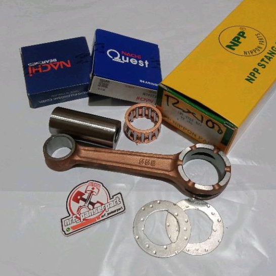 STANG SEHER RX100 558//CONROAD PISTON SET BEARING KRUG AS/LAHER KRUK AS YAMAHA RX100 DT100//DT 100 L
