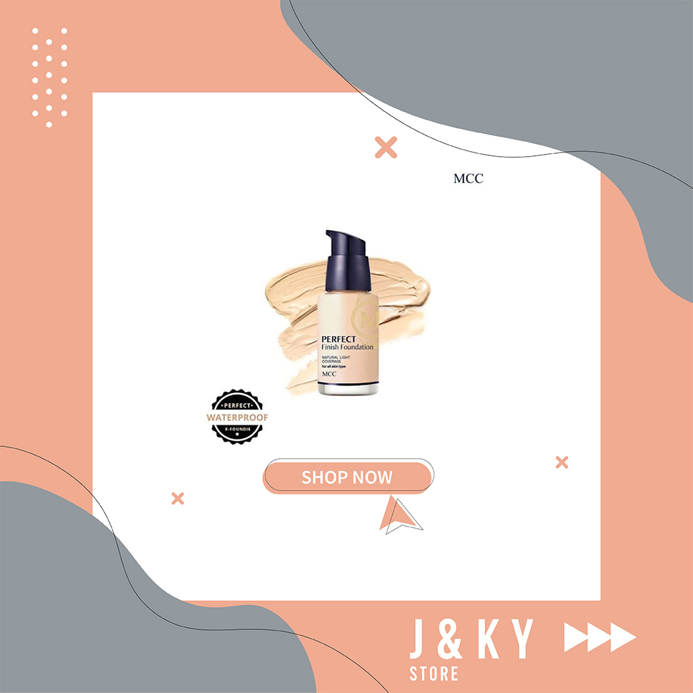 MCC | Perfect Finish Foundation 30 ML - Foundation Anti Oksidasi - Non Oxidize - MCC | Perfect Finis