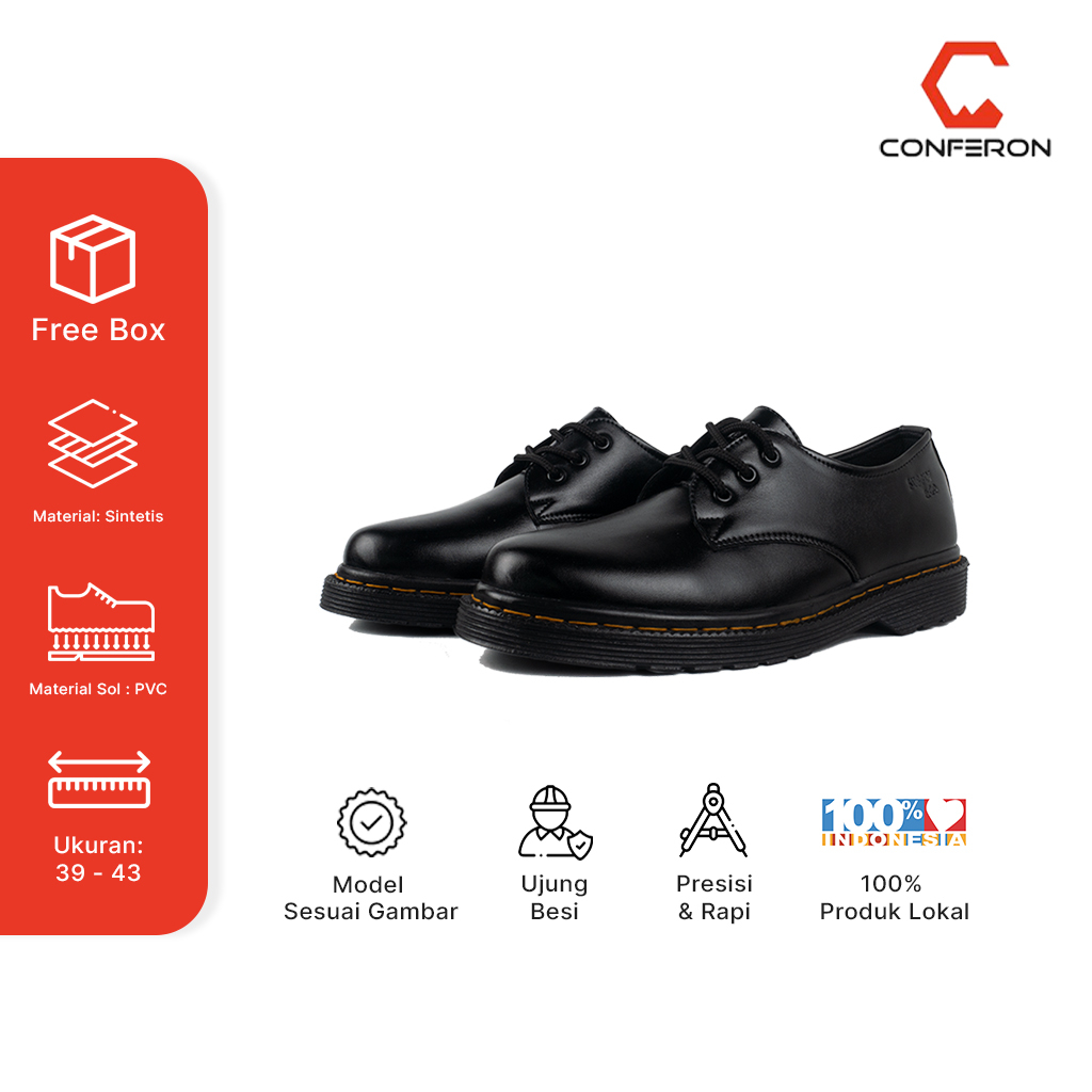 Conferon - Sepatu Pentofel Pria Casual - Sepatu Kondangan dan Wisuda