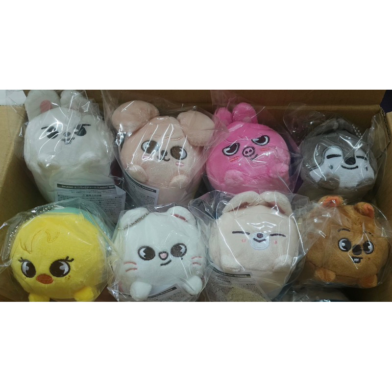 Ready stock SKZOO BAGCHARM Stray kids official Victory Japan Cafe pop up leebit quokka wolfchan pupp