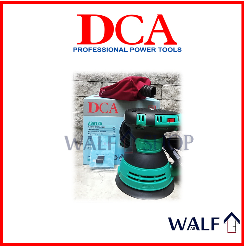 Mesin Amplas Bulat DCA ASA125 Orbital Sander