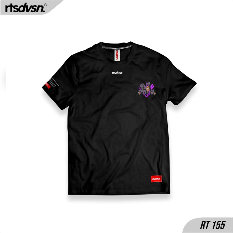 T-SHIRT RTSDVSN 155 | LENGAN PENDEK MOTIF GRAFITI HEAD