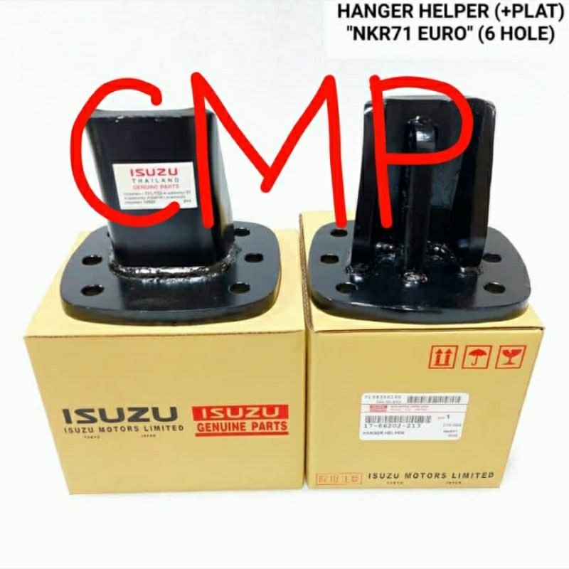 HANGER HELPER + PLAT ISUZU ELF NKR71 NKR 71 EURO 6 HOLE/LUBANG 6 17-66202-213