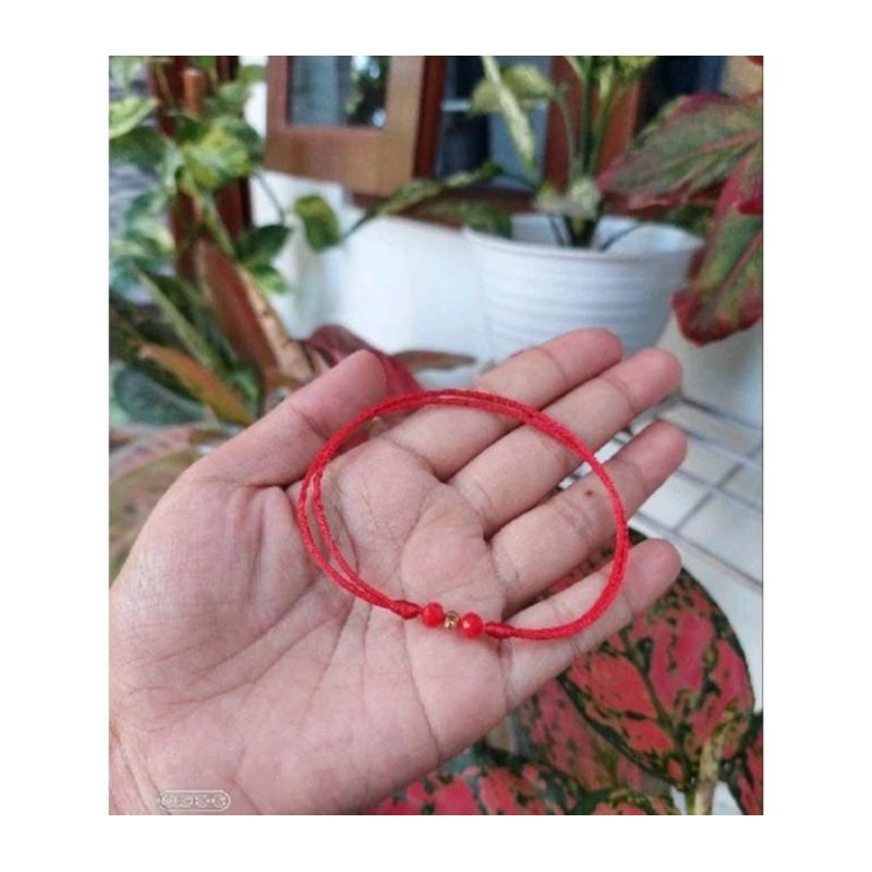 gelang kaki tali emas 0,1gram semar nusantara