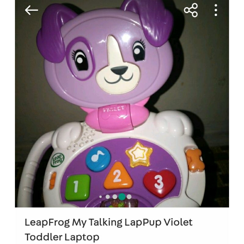 leapfrog violet toddler laptop