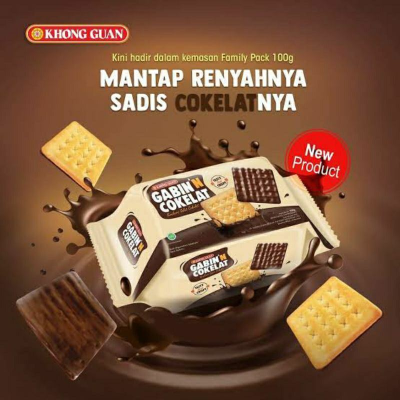 

Khong guan Gabin N Coklat 100gr Cracker Coklat Enak dan Murah