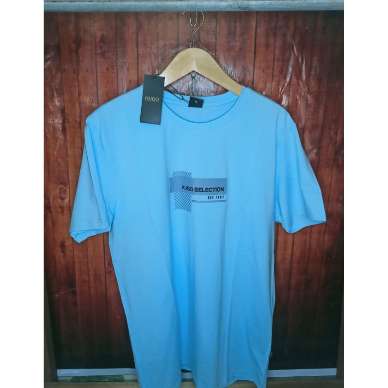 kaos hugo selection biru