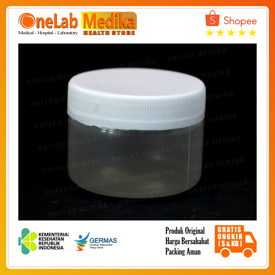 Pot Sputum Pot Dahak 5x7 Lokal wadah dahak 130ml pot sputum 100ml (min order 50pcs)