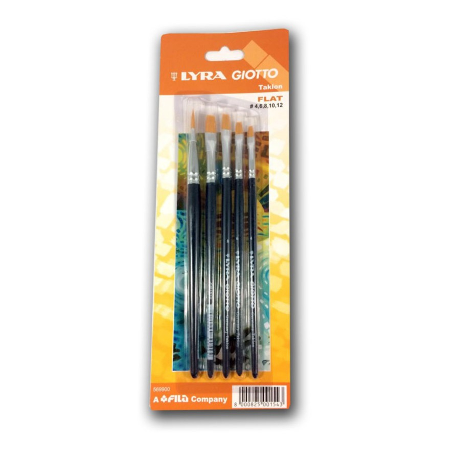 

TBMO LYRA BRUSH SET FLAT 04,06,08,10,12 BLUE BANTEX 569900