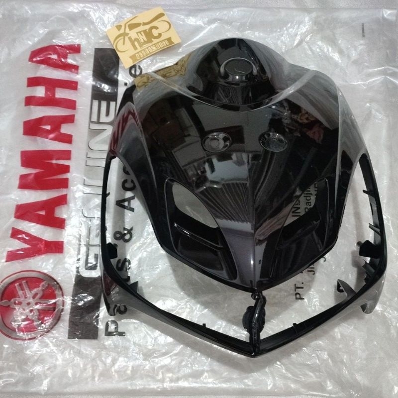 TAMENG DEPAN  HITAM VIOLET/ HITAM KEUNGUAN MIO SMILE ORI YAMAHA YGP 28D-F8311-00-P5