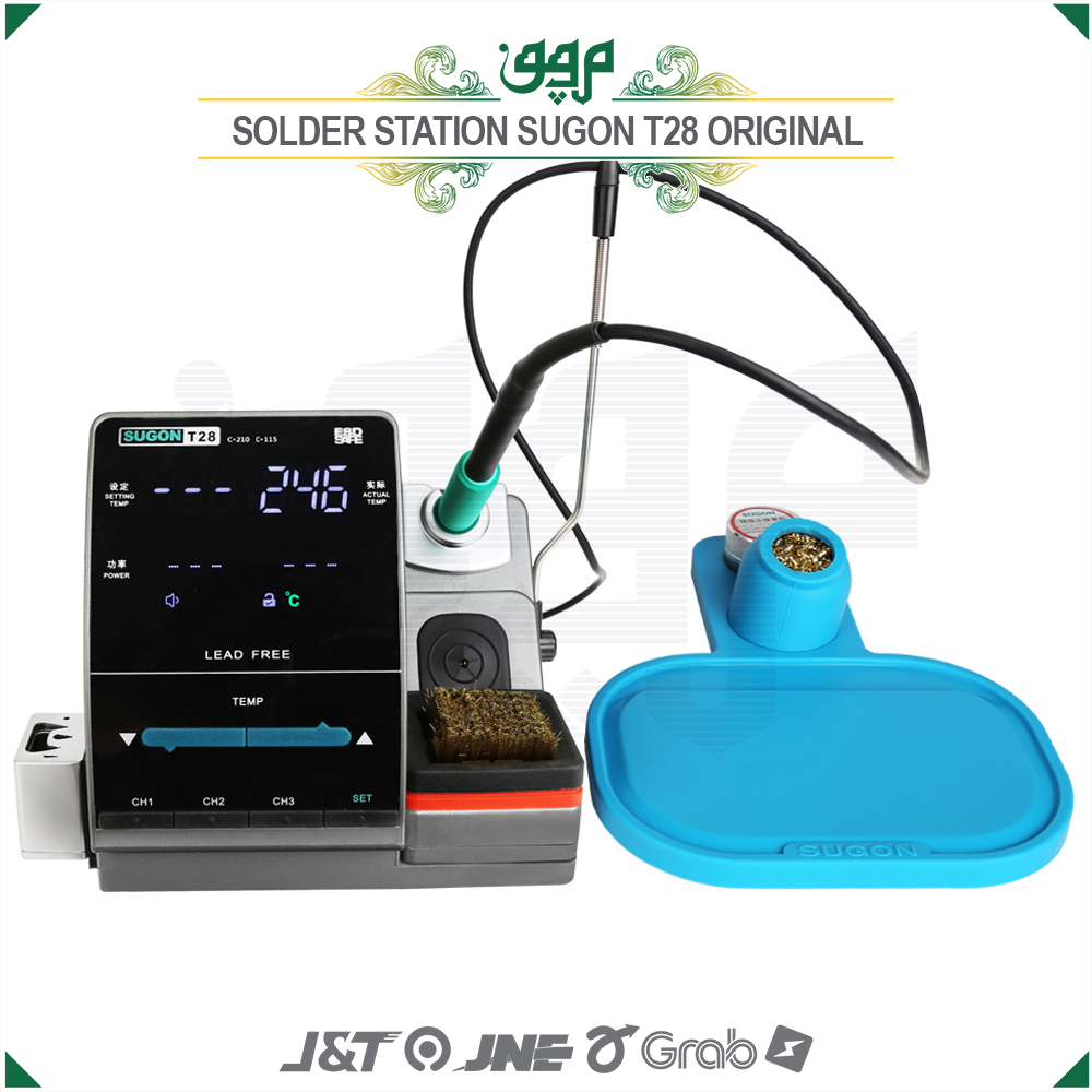Solder Station Sugon T28 Original (FREE 1 MATA SOLDER JBC) / SOLDER STATION SUGON T28 ORIGINAL / Sol