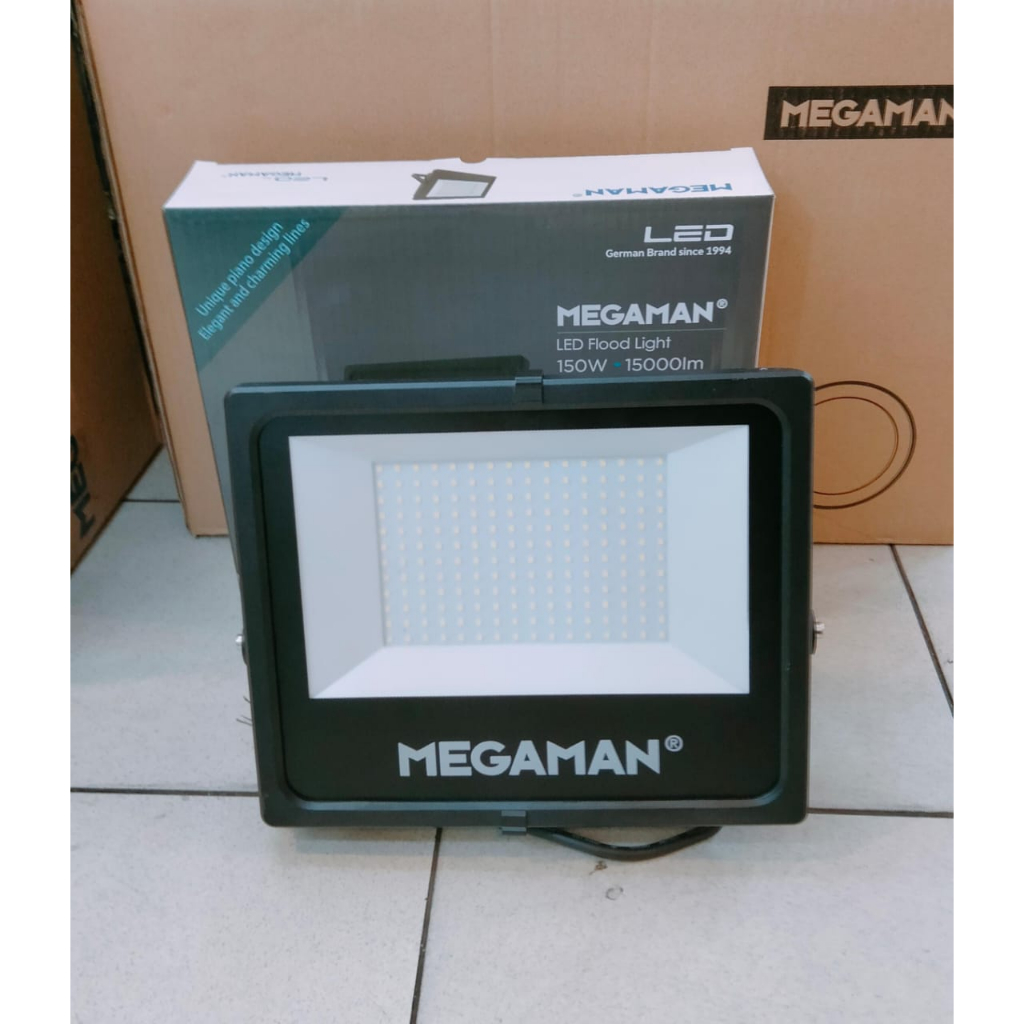 MEGAMAN LAMPU LED SOROT 150W LAMPU SOROT 150WATT FLOODLIGHT