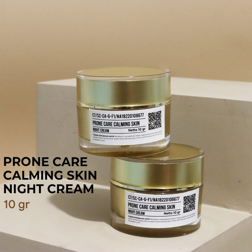 TOKO LIAN || PRONE CARE CALMING SKIN NIGHT CREAM || MERAWAT KULIT BERJERAWAT