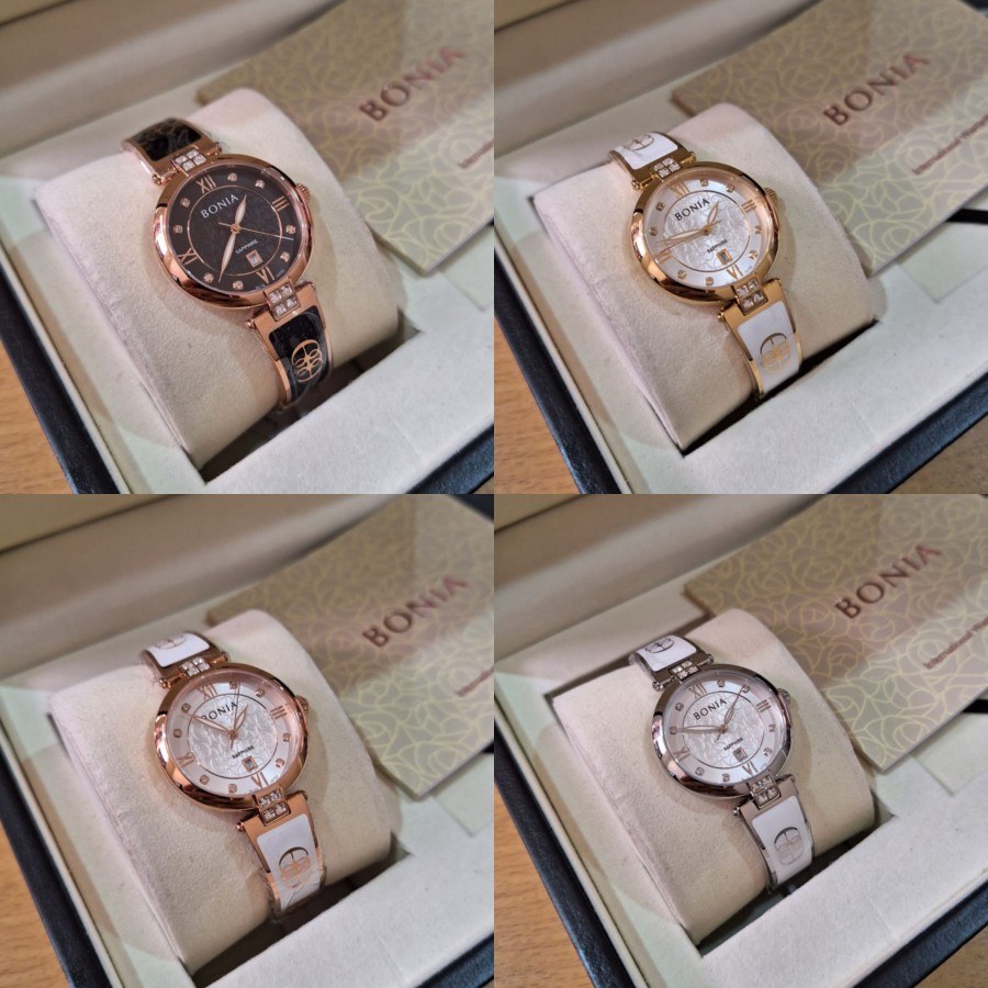 JAM TANGAN WANITA BONIA BNB10755-2517S/BNB10755 SAPPHIRE CERAMIC ORIGINAL