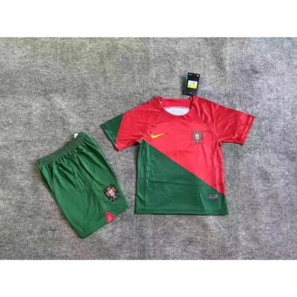 Unik KIDS JERSEY BOLA PORTUGAL HOME NEW KIDS 2022 GRADE ORI Anak Sport - Merah 16 Limited