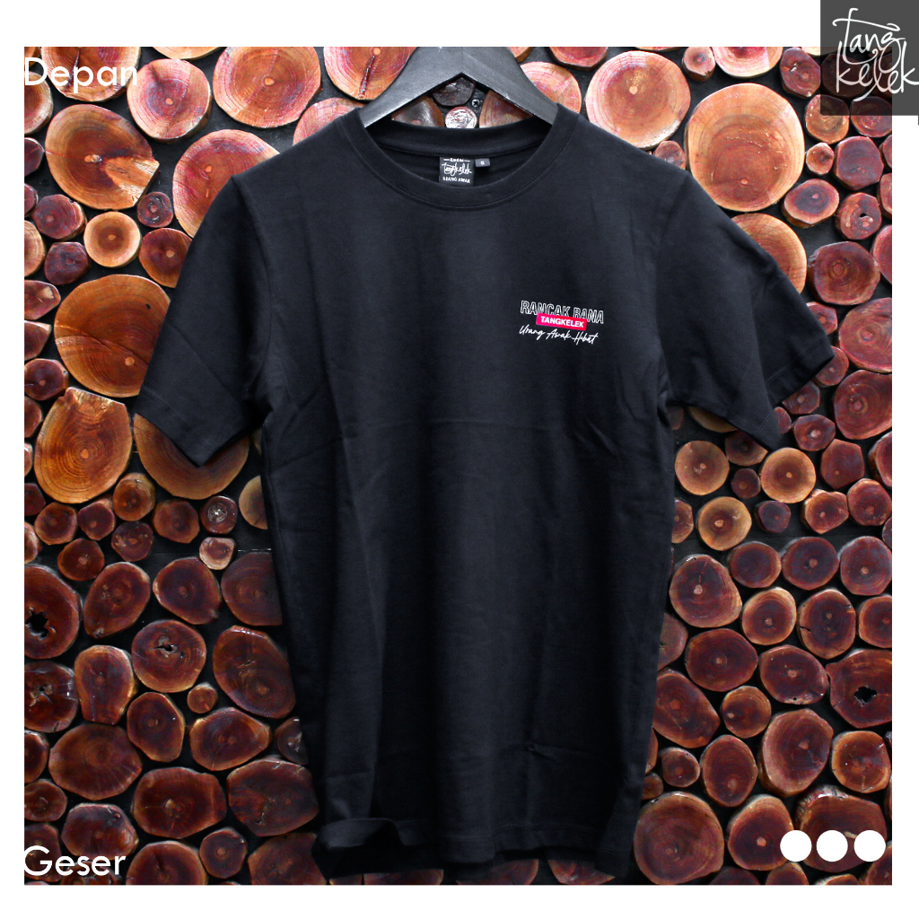 Tangkelek Baju Kaos Rancak Bana Warna Hitam