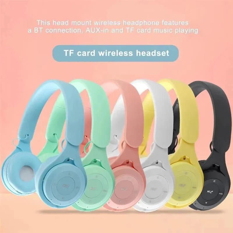 Big Sale Outred Headset Bluetooth Bando Macaron Y08 Headphone Super Bass Stereo Wireless Original