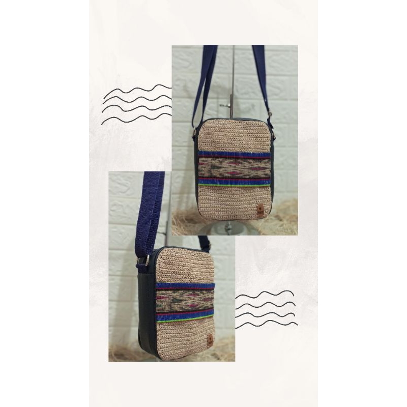 Tas Pria Khas Dayak Daun Doyo