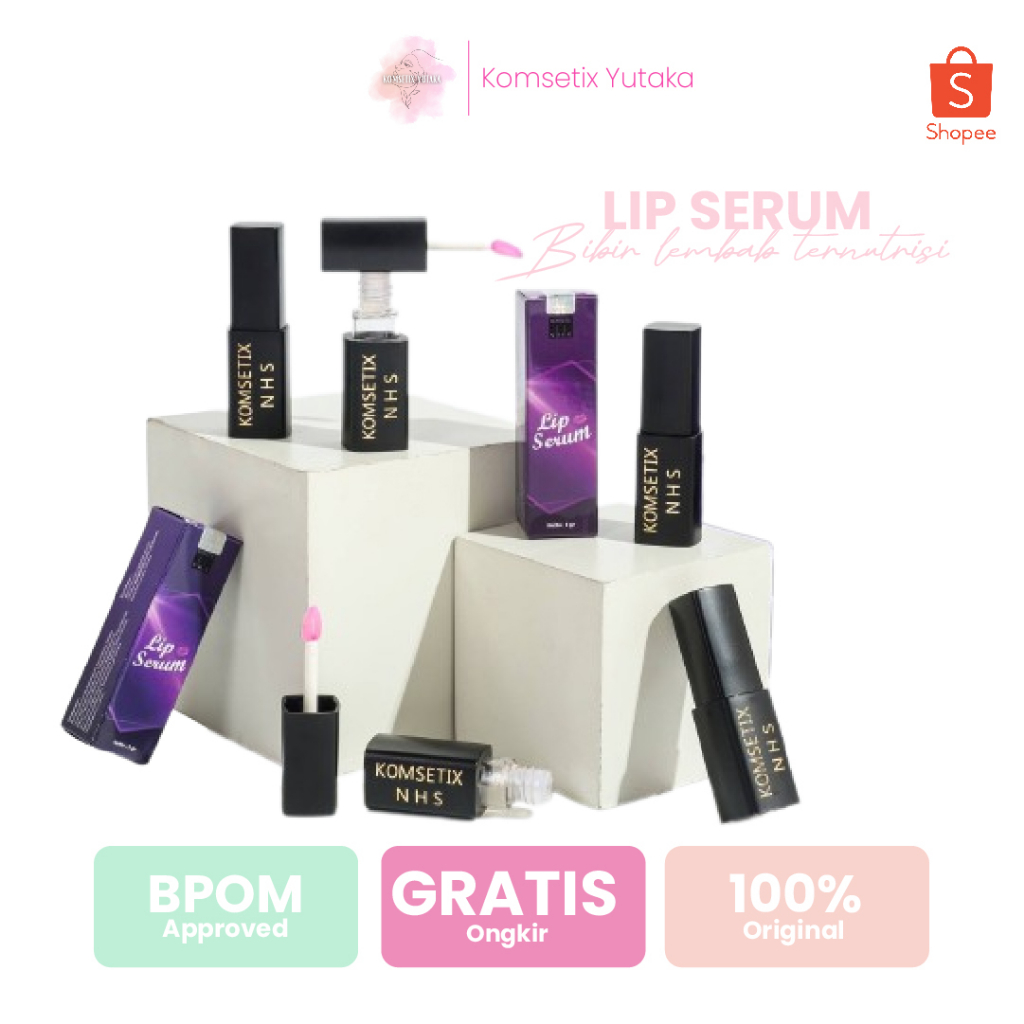 Lip Serum Bibir Untuk Bibir Hitam Dan Kering Sebagai Pelembab Bibir With Sun Flower Seed Extract Dan