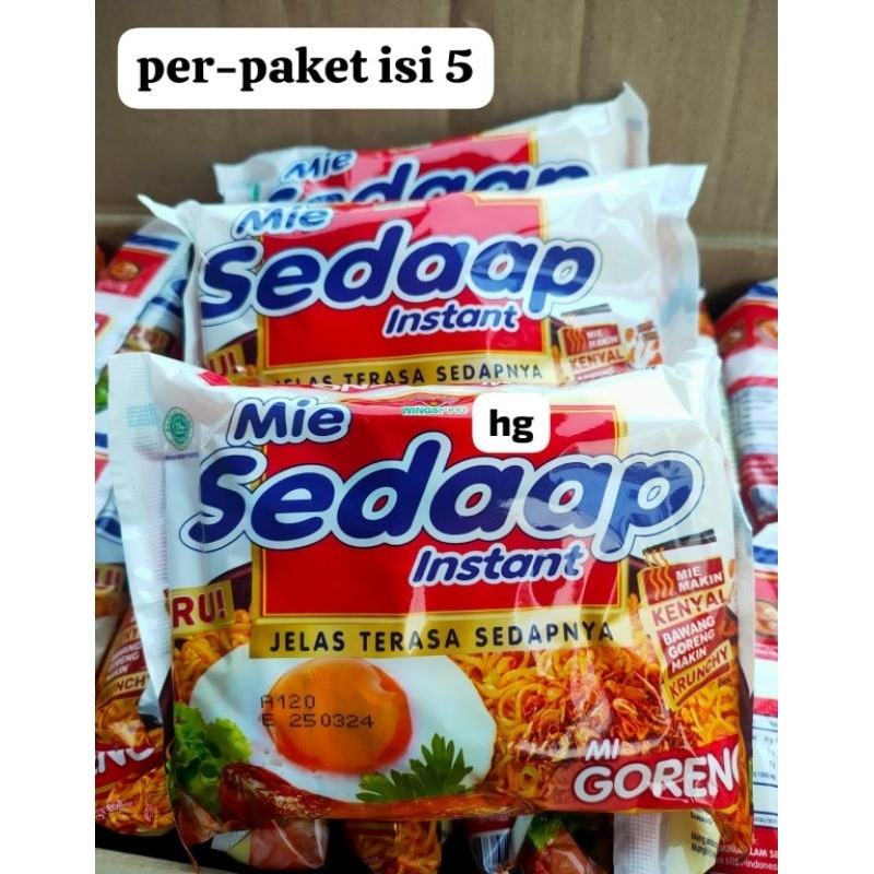 

MIE SEDAAP ISI 10 PCS