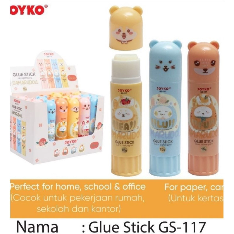 

Lem stick Joyko GS-117 / Lem Batangan 15gr (1 pcs)