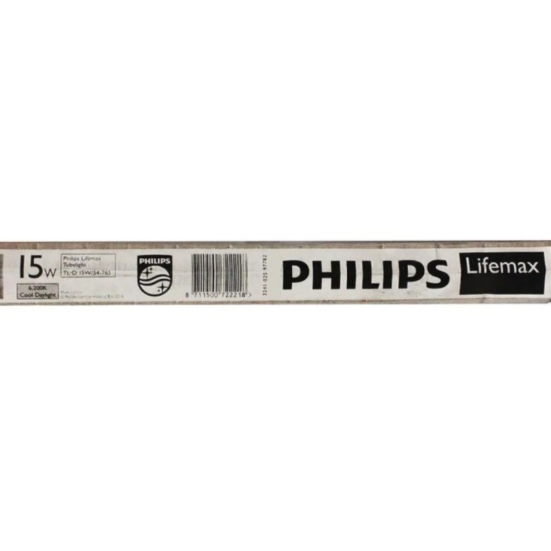 Lampu Neon Panjang TL Philips 15w Cahaya Putih Lifemax