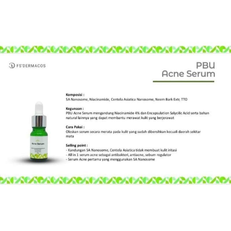 pbu serum acne