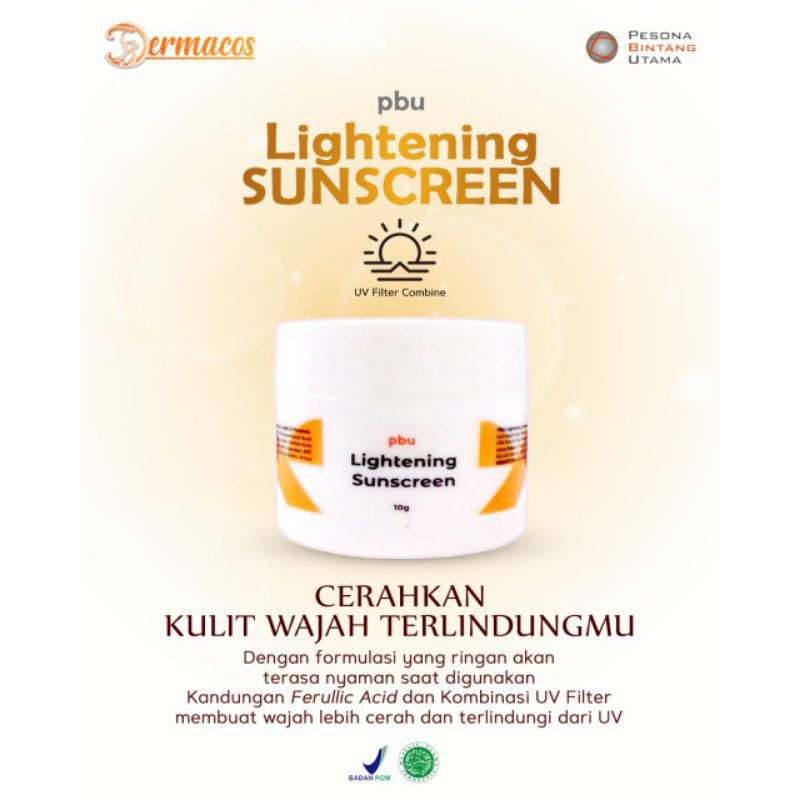 pbu lightening suncreen