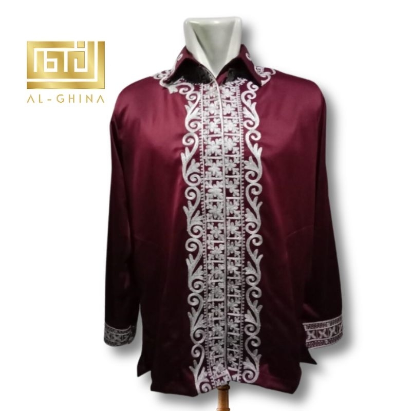 KOKO MUSLIM BORDIR STIK CORNELI ALBIS ALGINA FASHION BISA REQUEST MOTIF BORDIR CUSTOM