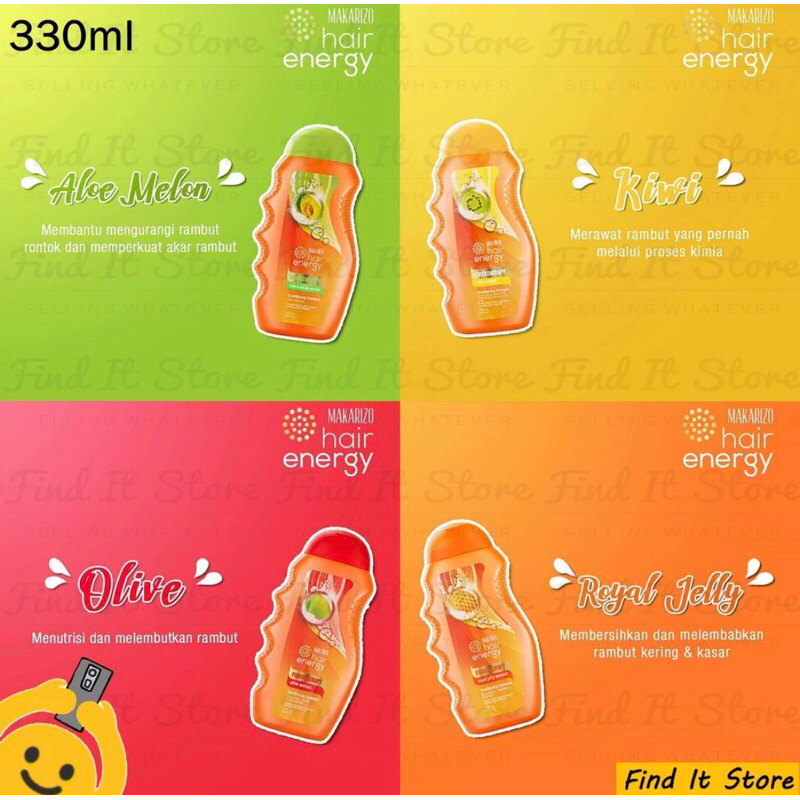 Makarizo Shampo 330ml & 170ml