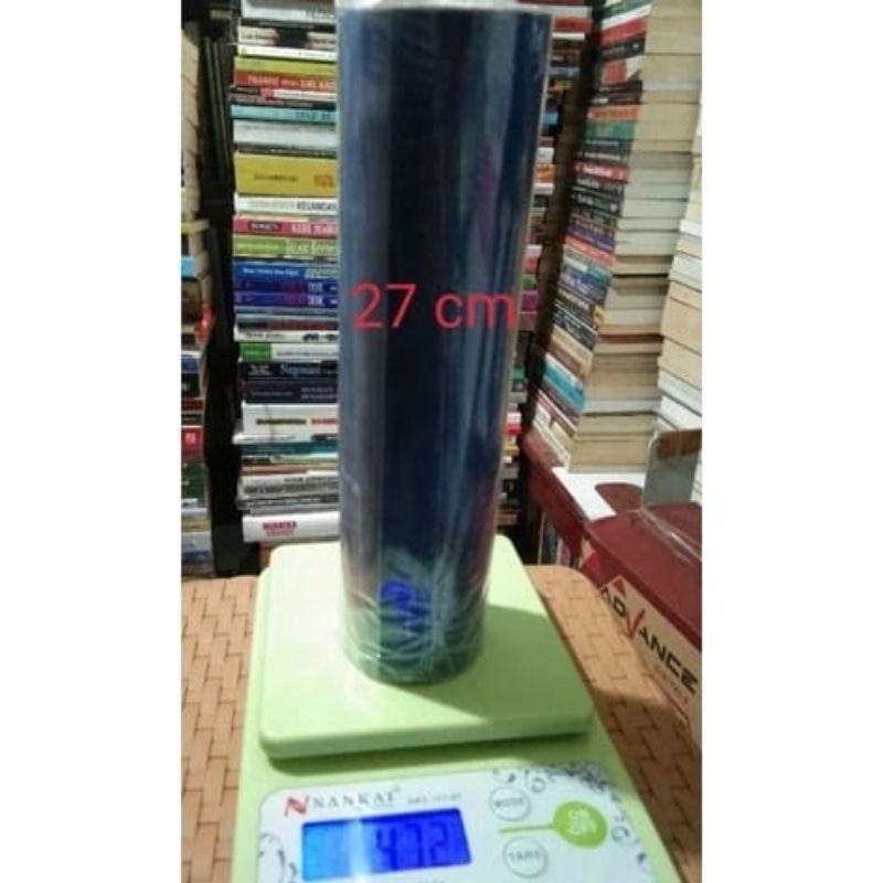 

Sampul plastik bening mika roll Ukuran 27 cm tebal 0,05 mm