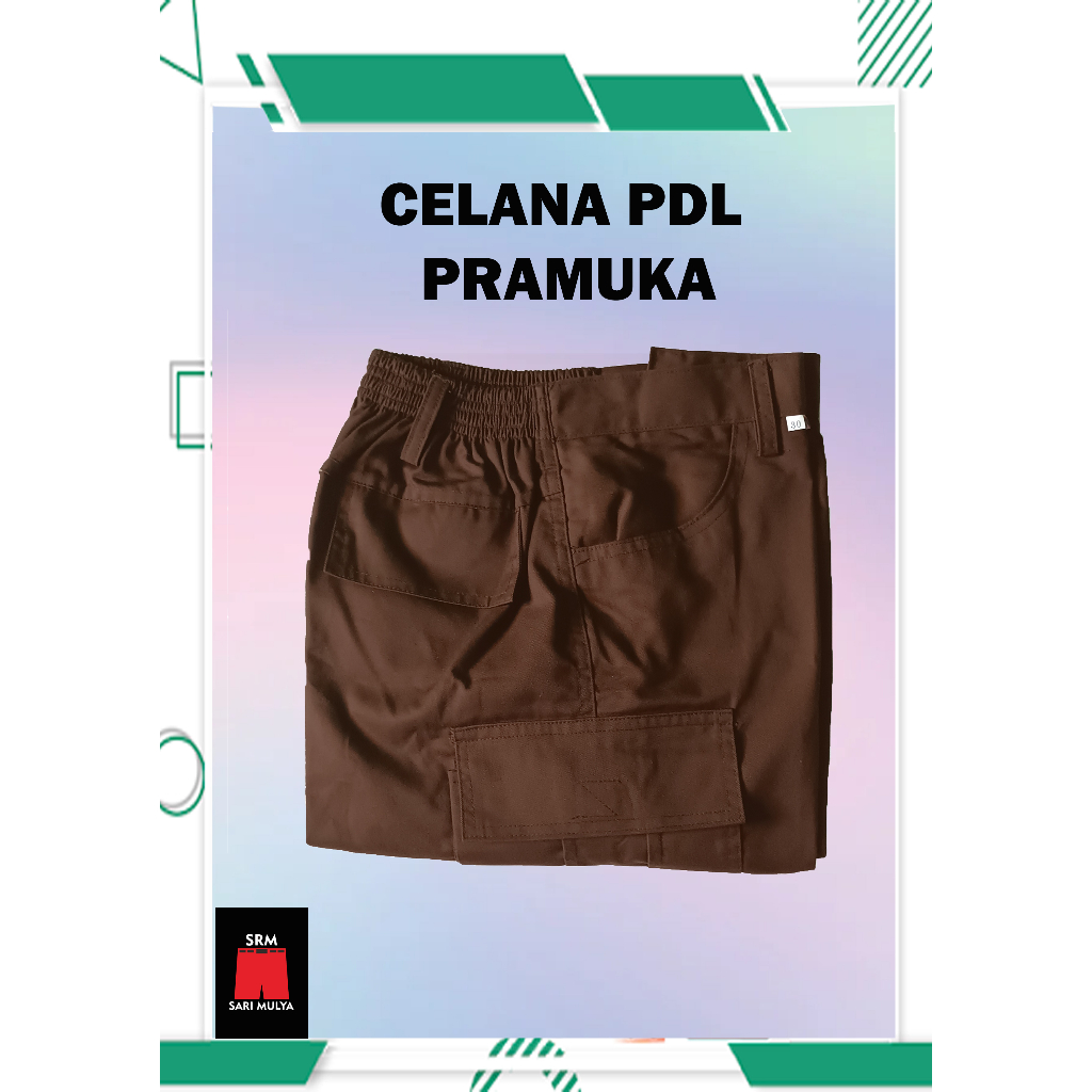 Srm Celana Pdl Pramuka / Paskibra Coklat / Hitam