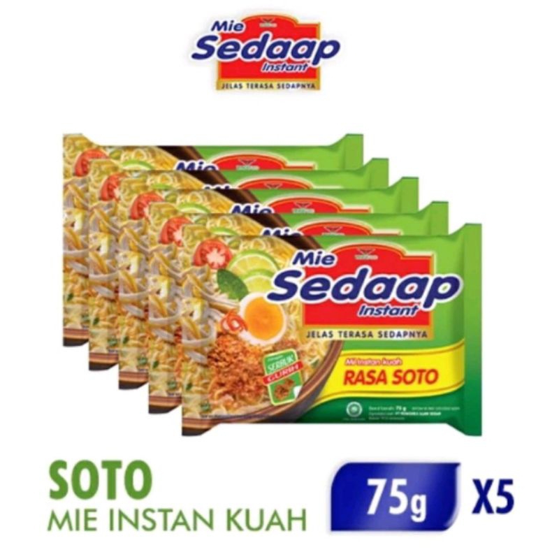 

5pics mie sedap soto