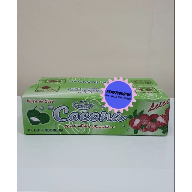 

Cocona Nata De Coco Minuman Rasa Cocopandan, Leci, Bubble Es Teller