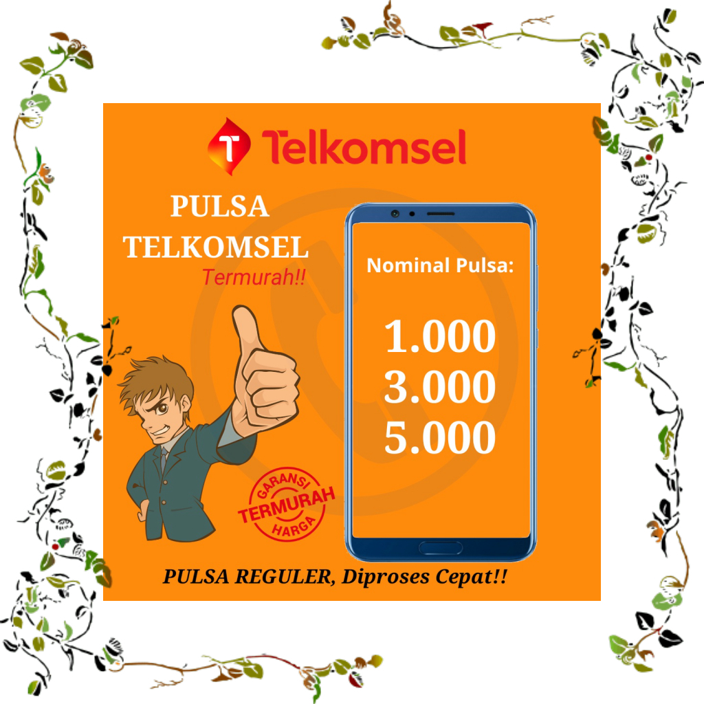JUAL MURAH Pulsa Telkomsel AS Simpati Loop Byu 1000/3000/5000 1K 3K 5K Proses Cepat Harga Murah