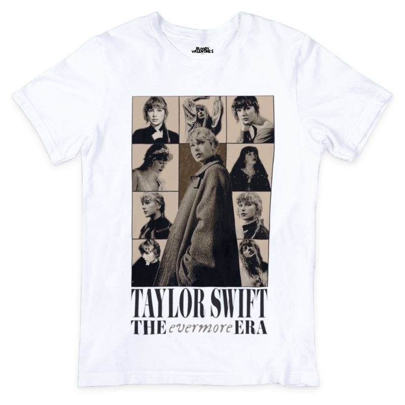 Taylor Swift The Eras Tour Evermore Album Edition / Kaos Band Musik Murah POP Alternative Country