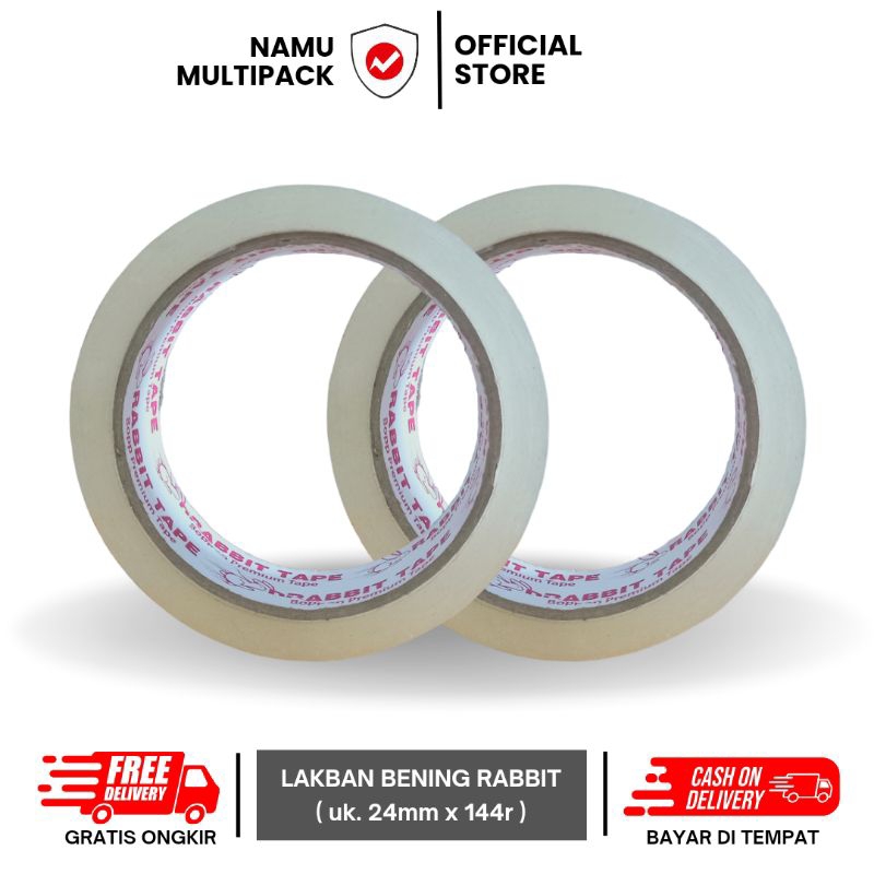 

LAKBAN BENING 1 INCH 24MM X 144R / PCS / HIGH QUALITY / HARGA GROSIR