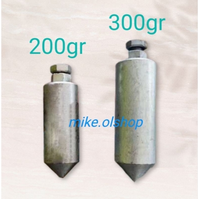 Lot Tukang Model Peluru 200gr 300gr / Lot Peluru