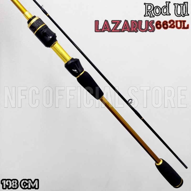 Rod Joran Lazarus Gold Plate 662Ul 2-6Lb 198cm Spinning