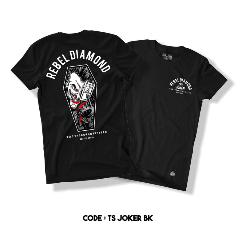 KAOS REBEL DIAMOND | REBEL DIAMOND TSHIRT | JOKER SERIES