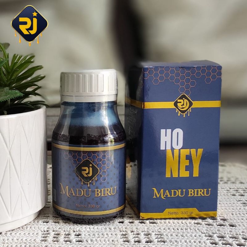 

RJProduction Madu Biru RJ | 100% Madu Murni dengan Phycocyanin Alga Biru | RJ Blue Honey