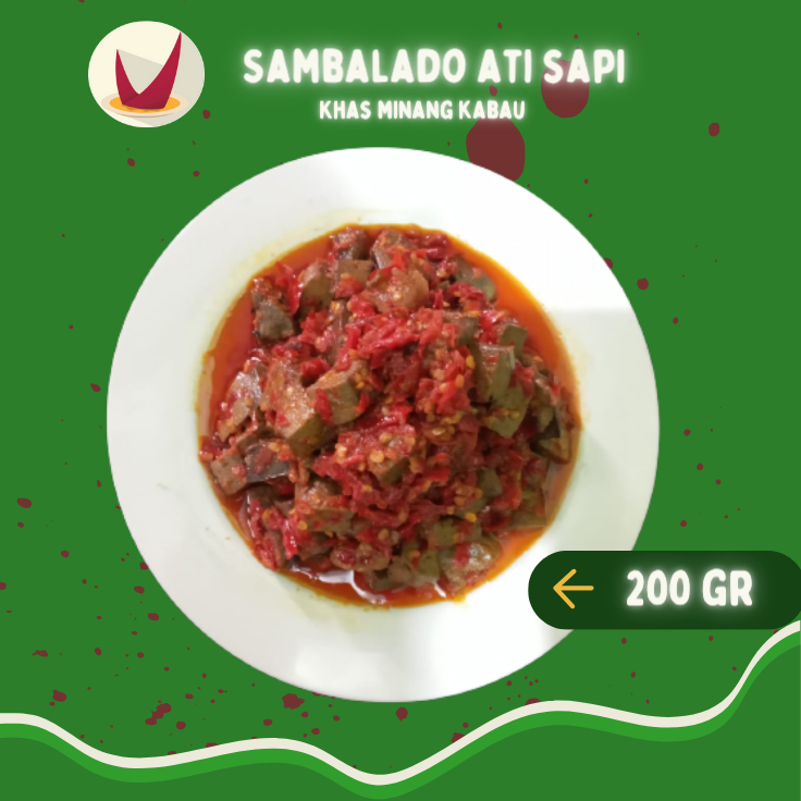

sambal goreng ati sapi 200 gr khas minang