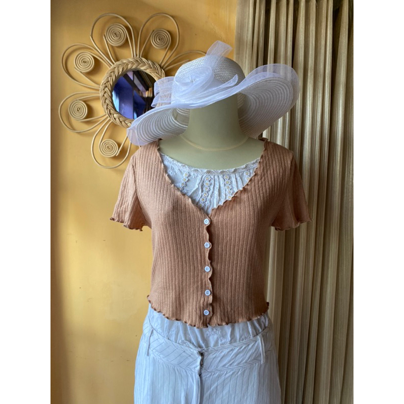 Cardigan lengan pendek