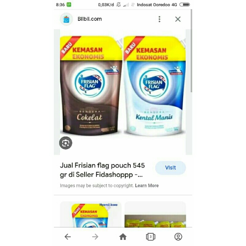 

Indomilk / Frisian Flag 545 ml (Vanila)