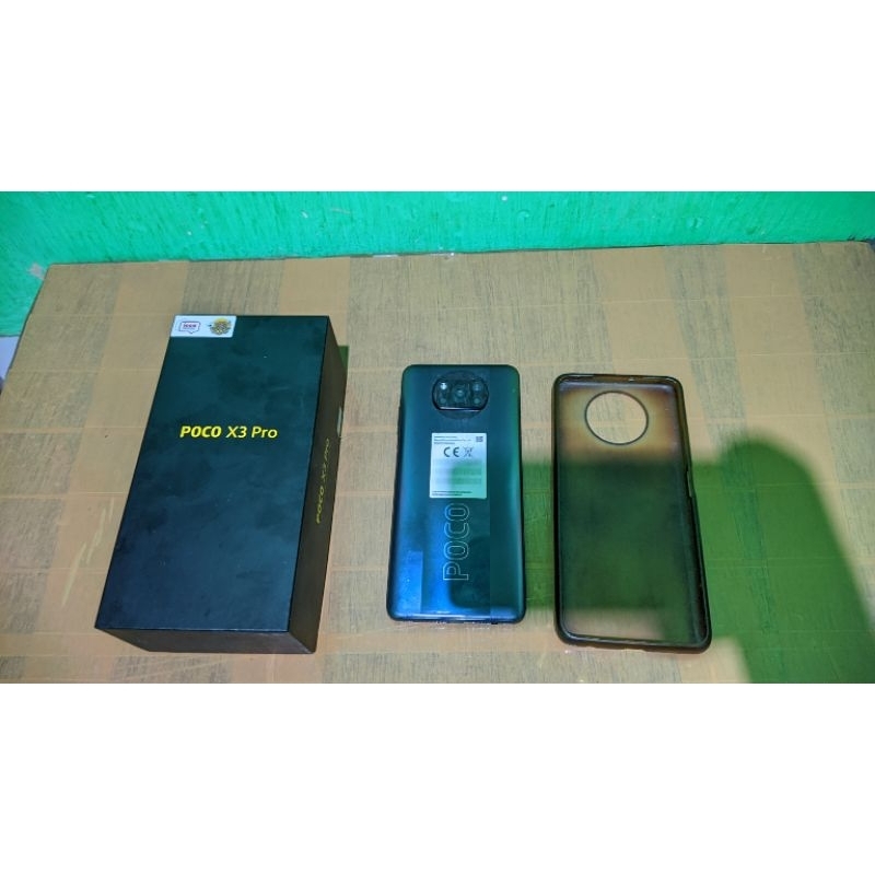 POCO X 3 PRO MATI TOTAL RAM 6/128 KELENGKAPAN HP DAN DESBOK SAJA